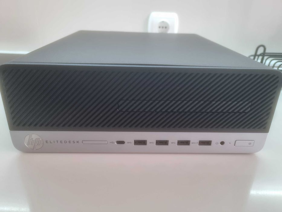 HP EliteDesk 705 G5 SFF - AMD + 16GB + 256GB + 500GB + wifi + bt - desktop como novo e revisto
