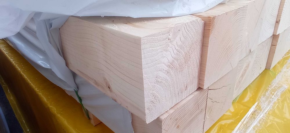 krawędziak kantówka lita świerk 140x140 suszona strugana