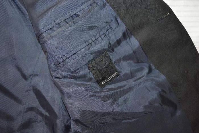 RICCOVERO marynarka 100% virgin wool 56 XL