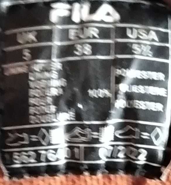 buty Fila 38 zimowe tex technology #158