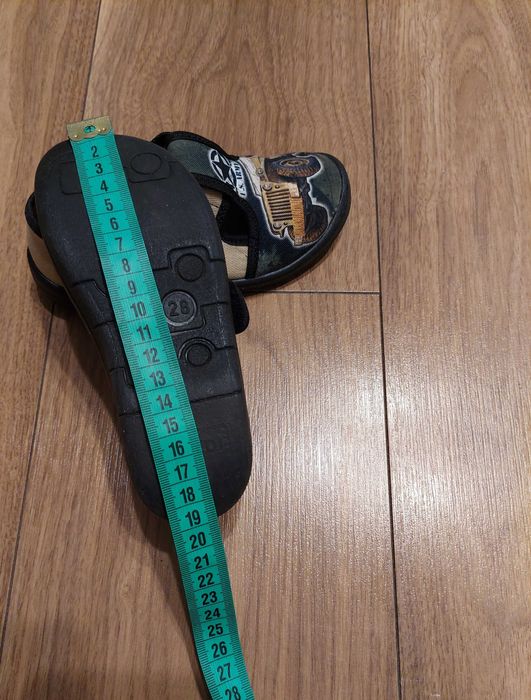 Капці текстильні на хлопчика 27 і 28 розміру