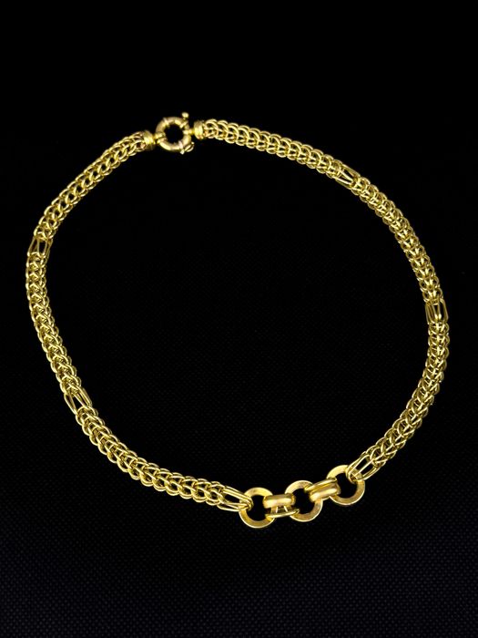 Colar em Ouro Amarelo 19.2K com Elos Duplos