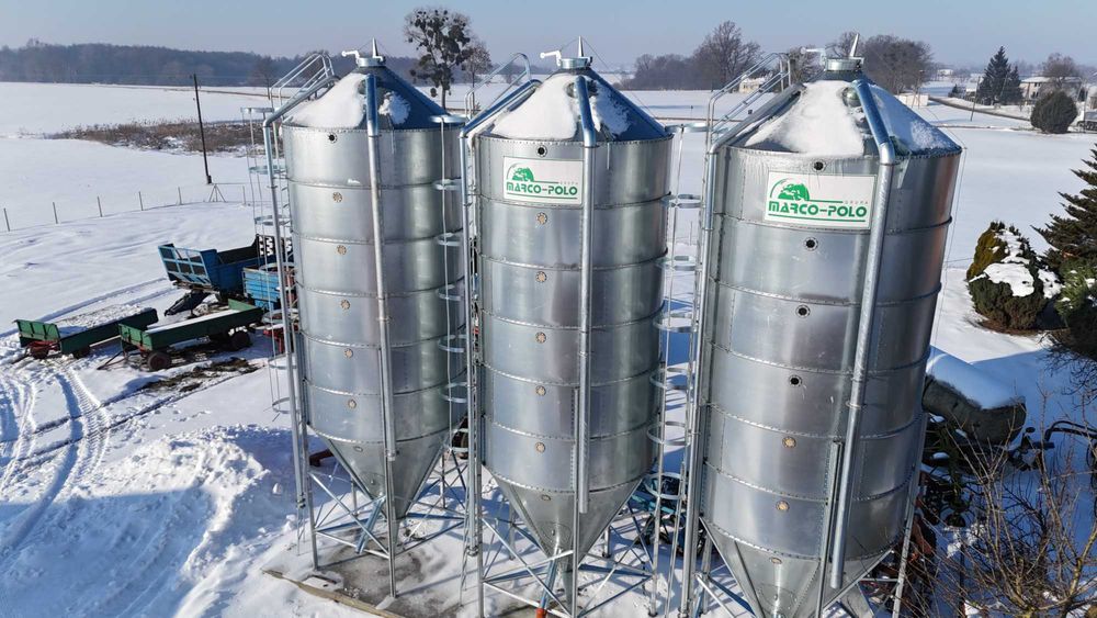 Silos Zbożowy Paszowy Silosy 3/5/6/8/9/12/15/18/20/25/30/35/40 t 45 t