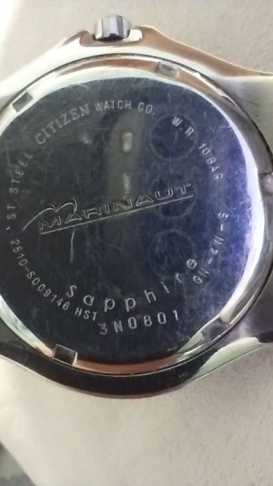 Citizen Marinaut Sapphire WR100 uszkodzona bransoleta