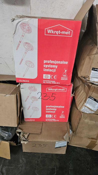 Tuleje do mocowania dachów kołek teleskopowy 165 mm z wkrętem 100 szt.