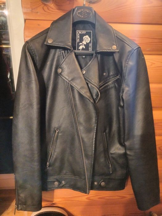 Kurtka skórzana croop skóra Ramoneska czarnal