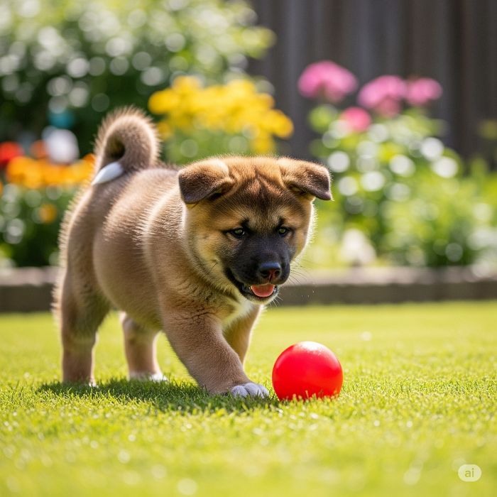 Цуценята американська акіта