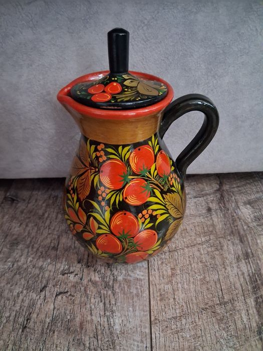 Глечик, кувшин, хохлома