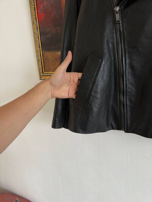 Новая кожаная куртка косуха Zara Размер L