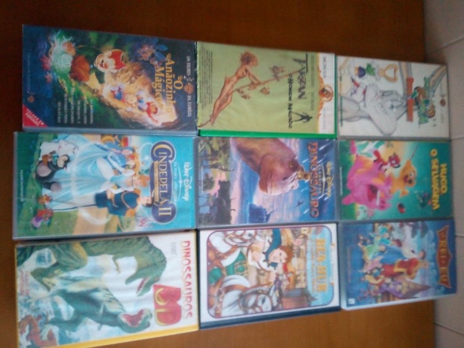 VHS - Animação, Disney, etc