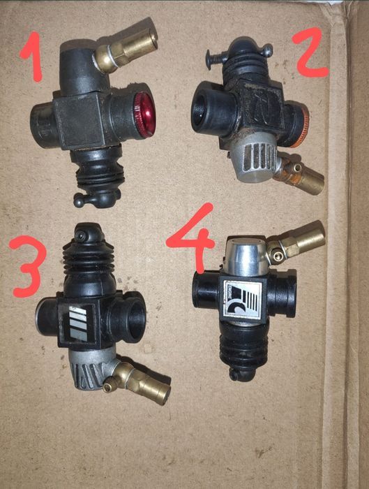 Vendo peças RC motor , carburadores, peças p/motores (RB, Novarossi)