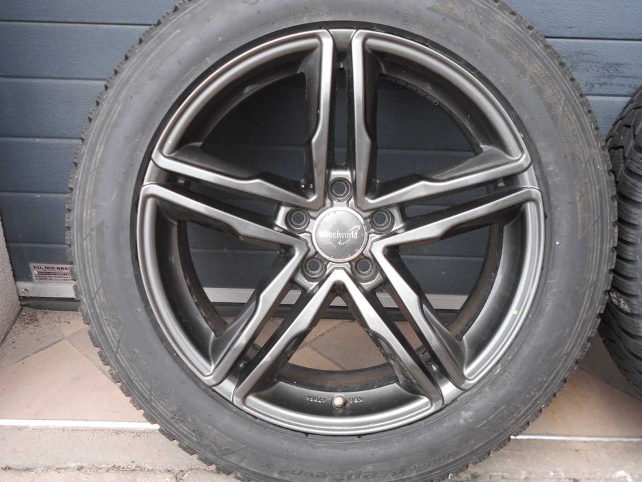 ! Koła zimowe aluminiowe 18 5x112 Audi A6 C8 Hankook ~7mm
