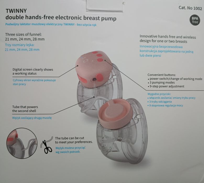 Laktator twinny Babyono plus gratisy