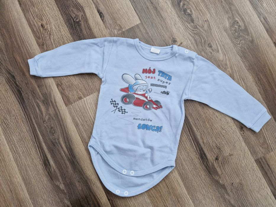 Body z długim rękawem,  roz.86