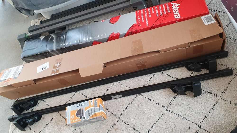 Bagaznik dachowy na relingi atera