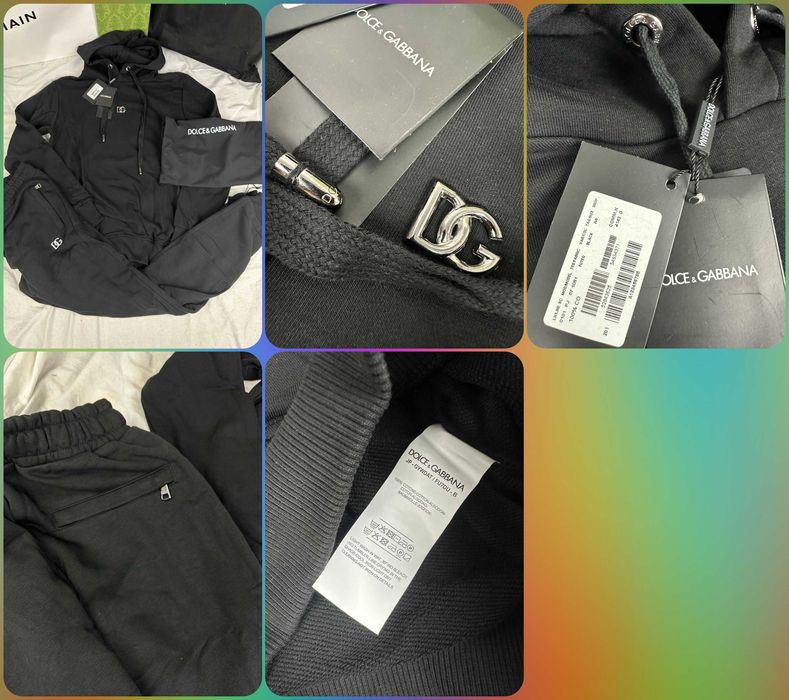 Komplet dresu armani Ultra Premium dolce dres sklepowy logowana OUTLET