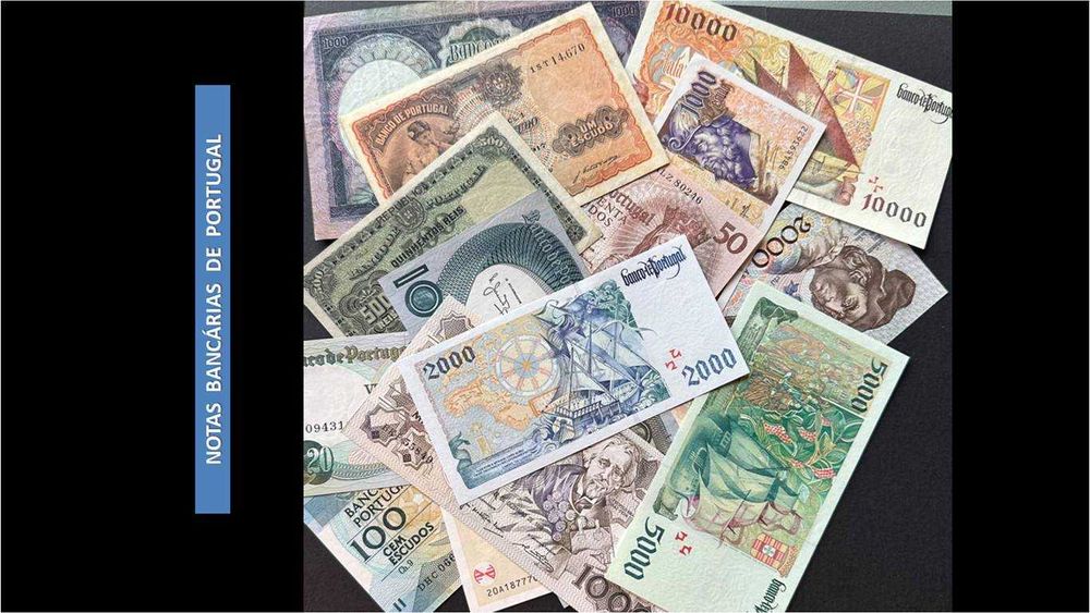Notafilia - Notas bancárias antigas (Portugal - Monarquia e República)