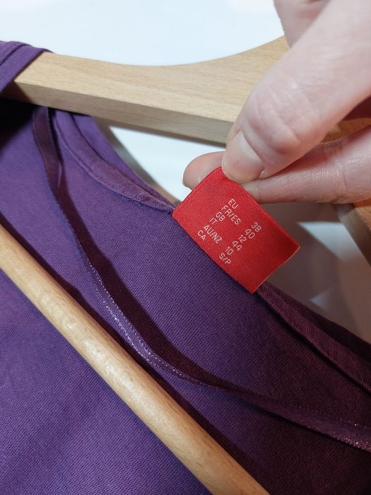 Fioletowa koszula nocna Triumph bielizna do spania piżama sukienka 38