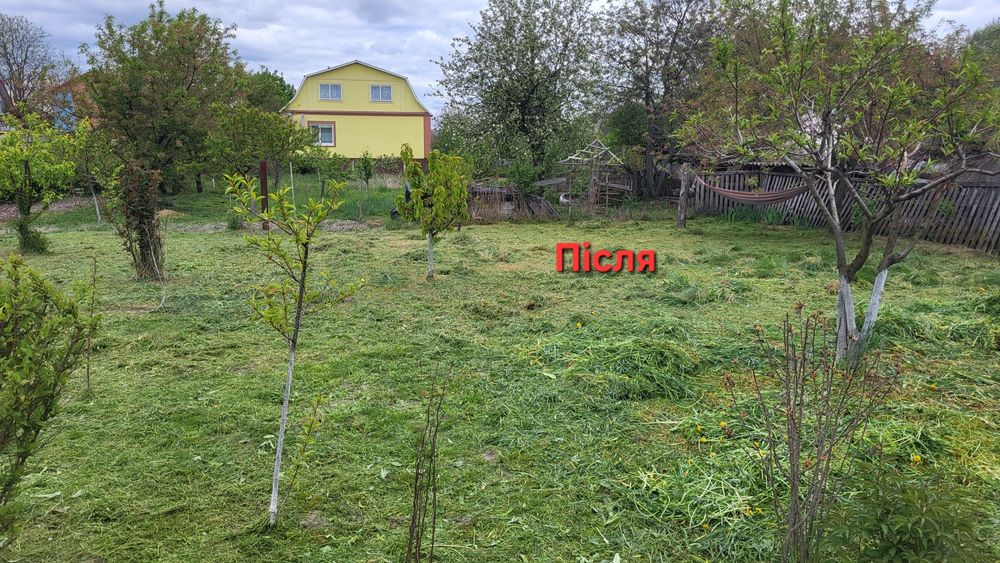 Косіння трави та інших зарослів