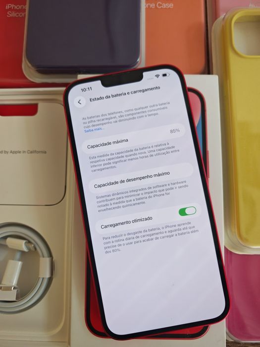 iPhone 14 Plus 6.7" 128GB Vermelho Em muito bom estado Aceito Retomas