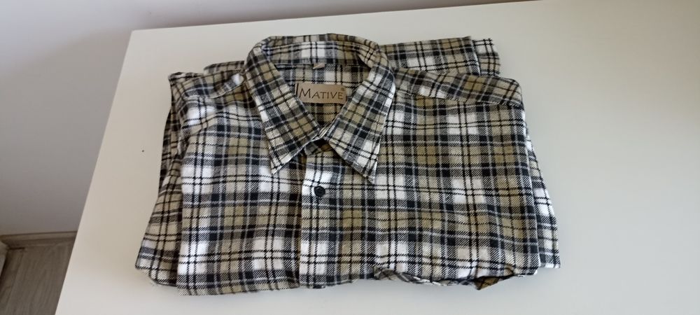 Checked cotton shirt Mative XL 43/44