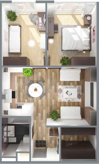 Крюківщина, 2 кімнати 54 кв.м., ЖК iHome (Краєвидний), 44к$