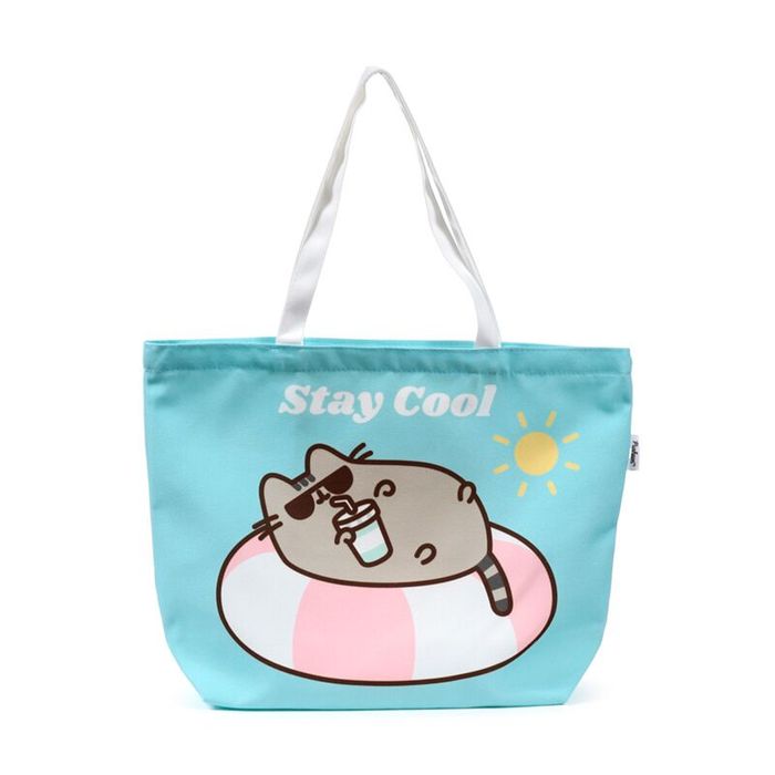 Torba plażowa Pusheen niebieska 35x47 cm Stay Cool
