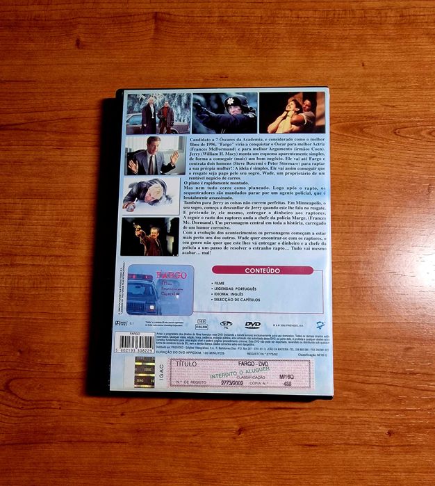 FARGO (Joel & Ethan Coen) William H. Macy/Frances McDormand