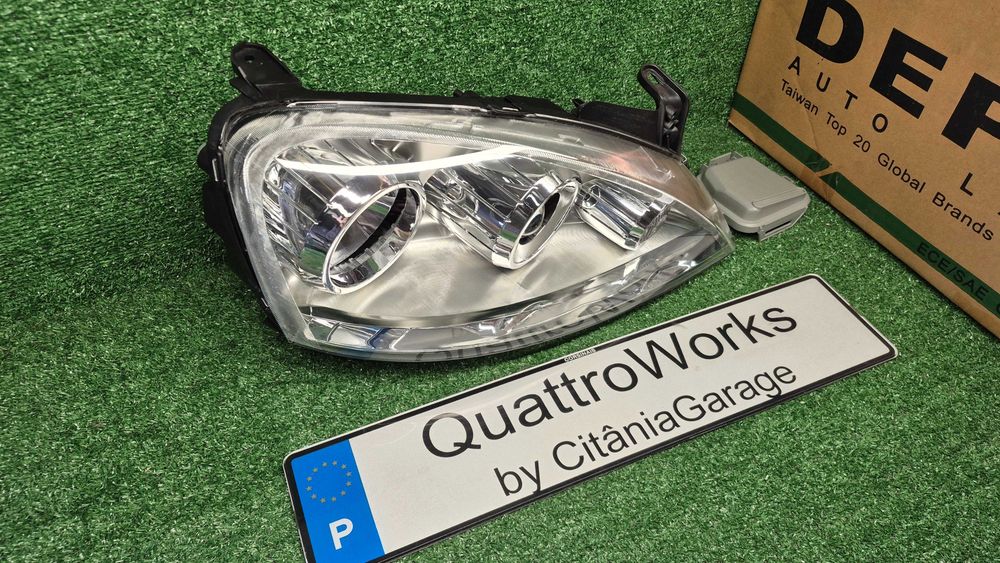 Otica Farol Frente Direito Opel Corsa C X01 Combo C 2000 a 2012 Ref. 442-1136R-LD-EM NOVO DEPO