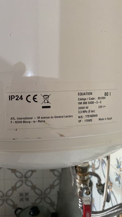 Termoacumulador Equation 80L