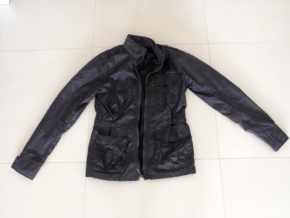 kurtka Pull and Bear, granatowa, rozmiar S