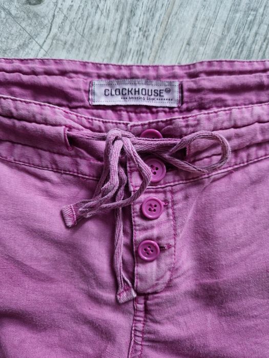 Szorty Clockhouse fioletowy kolor