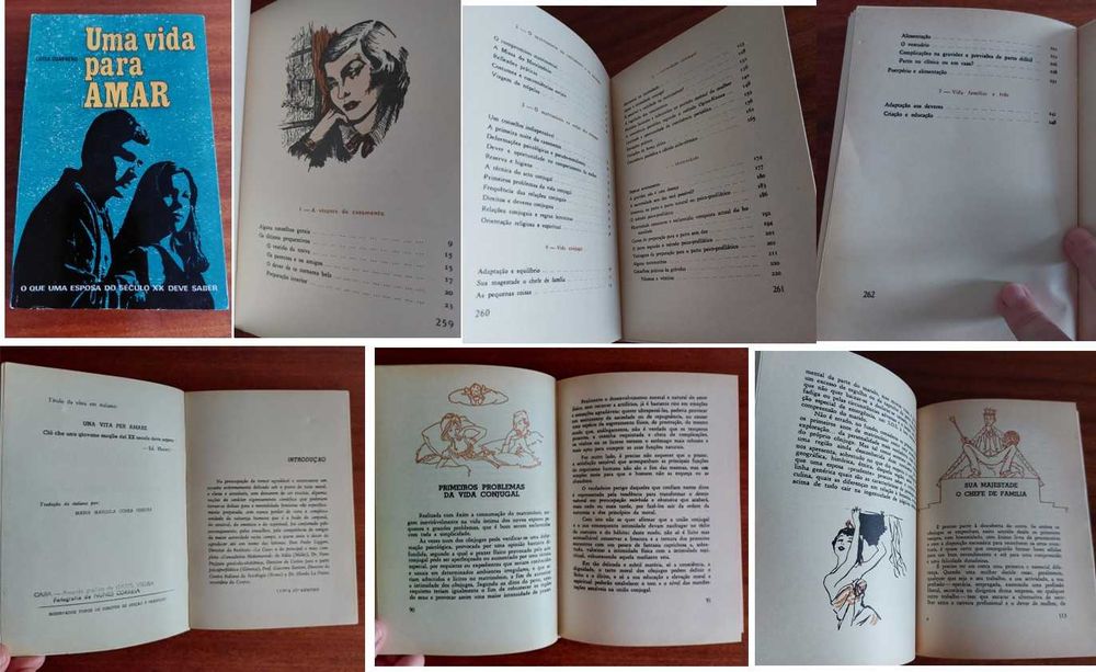 Livros Anos 60-80 sobre o papel da mulher na sociedade