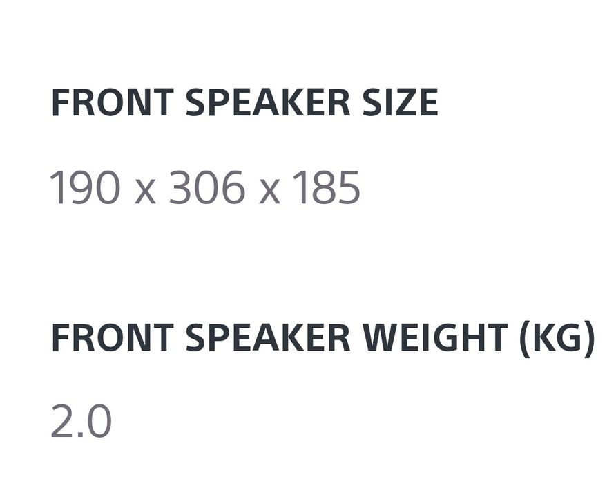 Колонки Sony SS EC69i