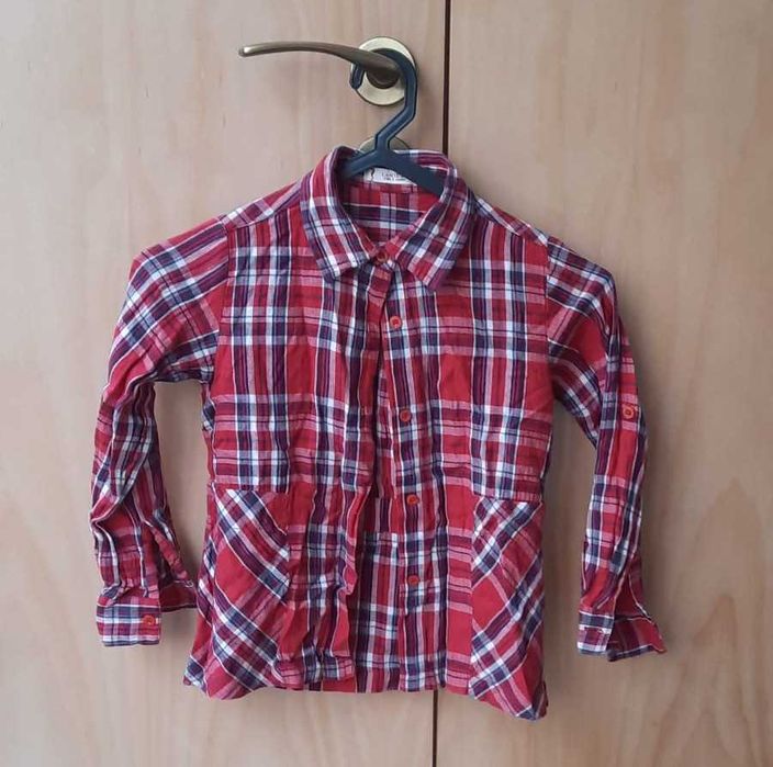 Camisa xadrez para criança