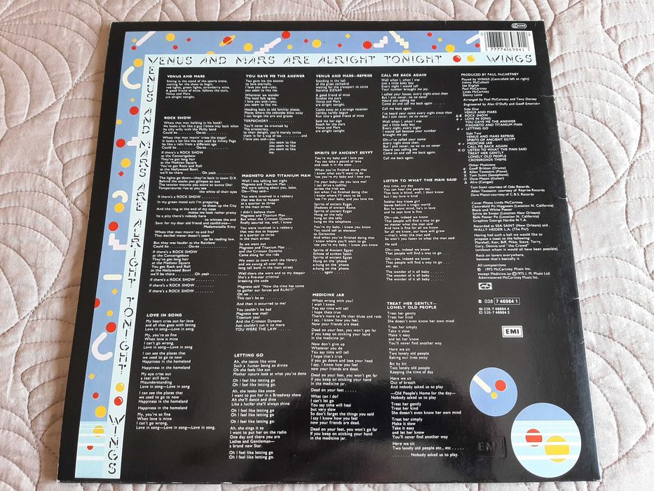 Wings - Venus And Mars - Europa - Vinil LP