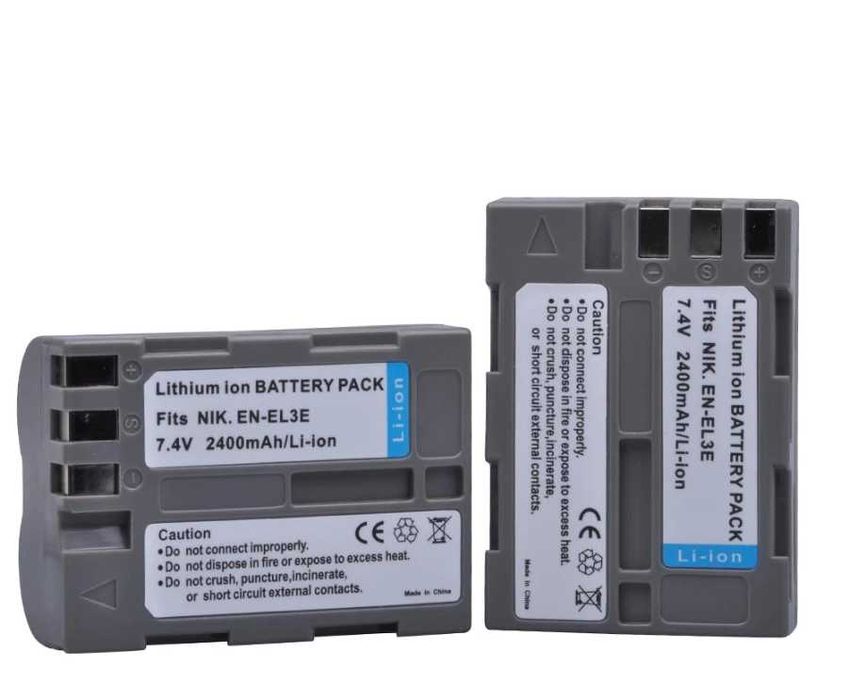 EN-EL3E 2400mAh p/ Nikon - Baterias e/ou Carregador Duplo (NOVOS)