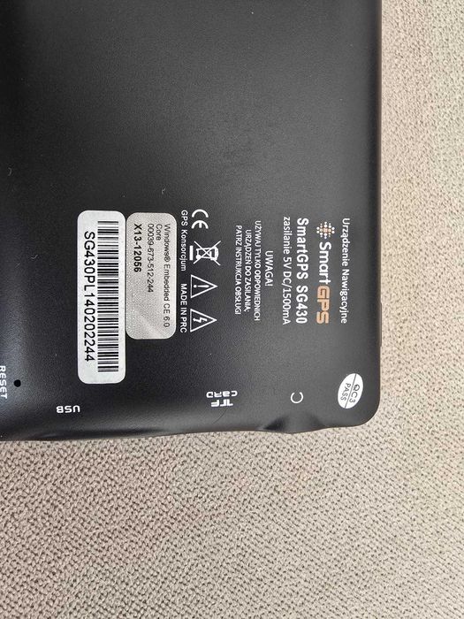 Nawigacja SmartGPS SG430 + futerał + karta SD 8GB