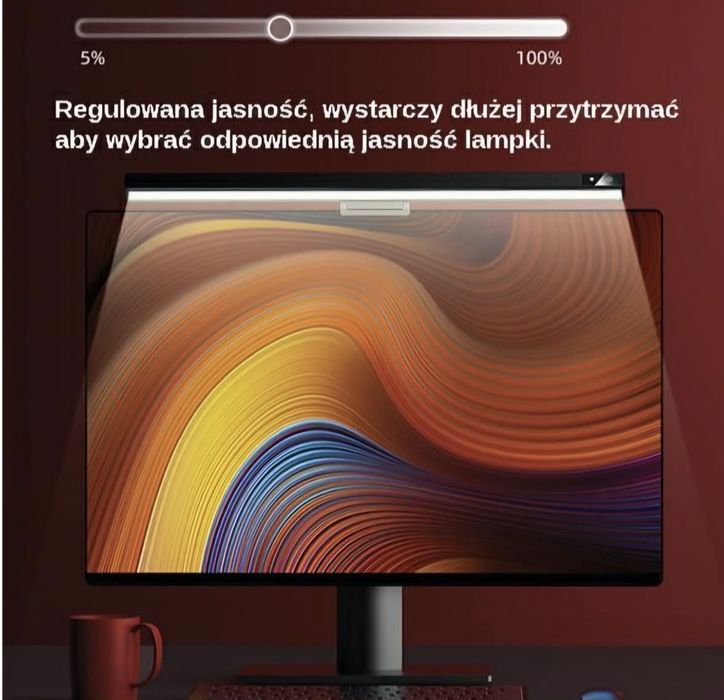 !!Lampka biurkowa na monitor Z regulacją barwy PREMIUM!!