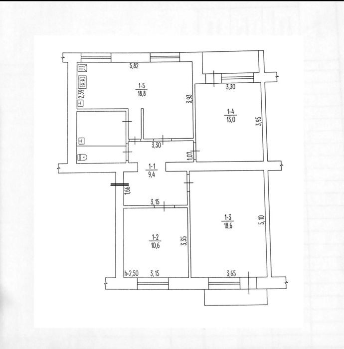 Терміновий продаж!Простора трикімнатна квартира з автономним опаленням