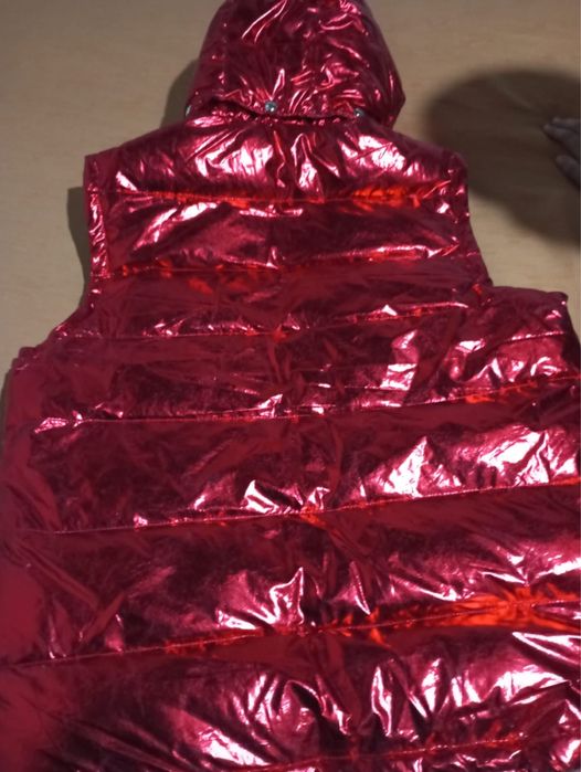 Colete moncler vermelho