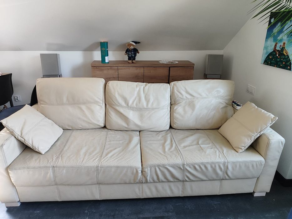 Sofa 3 osobowa - skóra naturalna