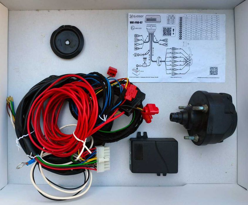Kit completo reboque amovível 7 pinos Volvo V60 II (2018-), como novo