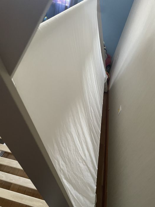 Cama de solteiro de criança com colchão 200x90cm