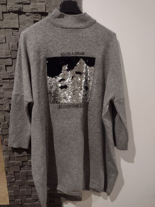 Tunika półgolf sweter
