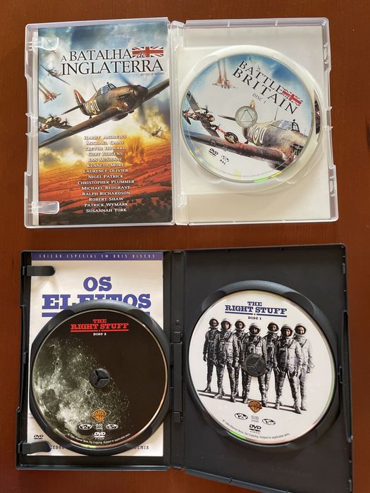 Dvd Edição Especial 2 discos Battle of Britain e The Right Stuff