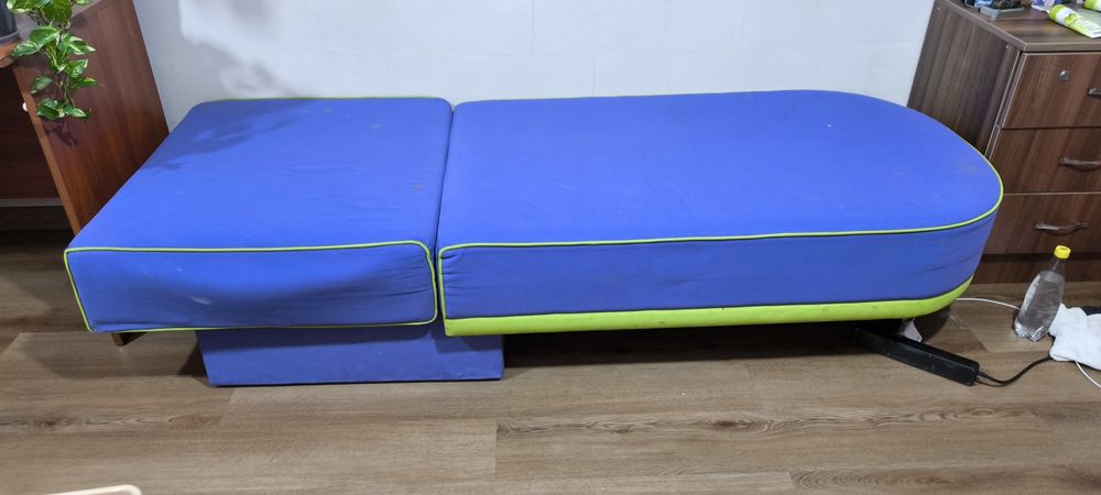 Диван ліжко дитячий ортопедичний розкладний фіолетовий