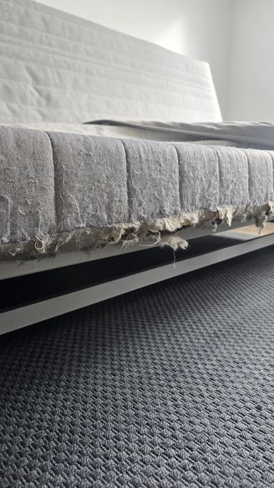 Pack Quarto: Sofá-Cama IKEA (200x140) + Tapete Cinzento (230x160)