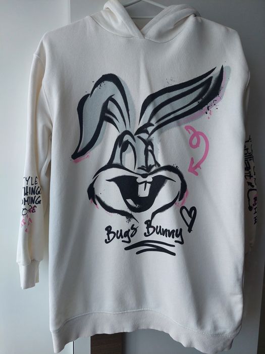 Bluza dziewczęca z kapturem, Zara rozmiar 152