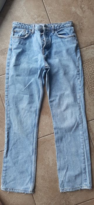 Spodnie jeansowe uniseks zara r.40